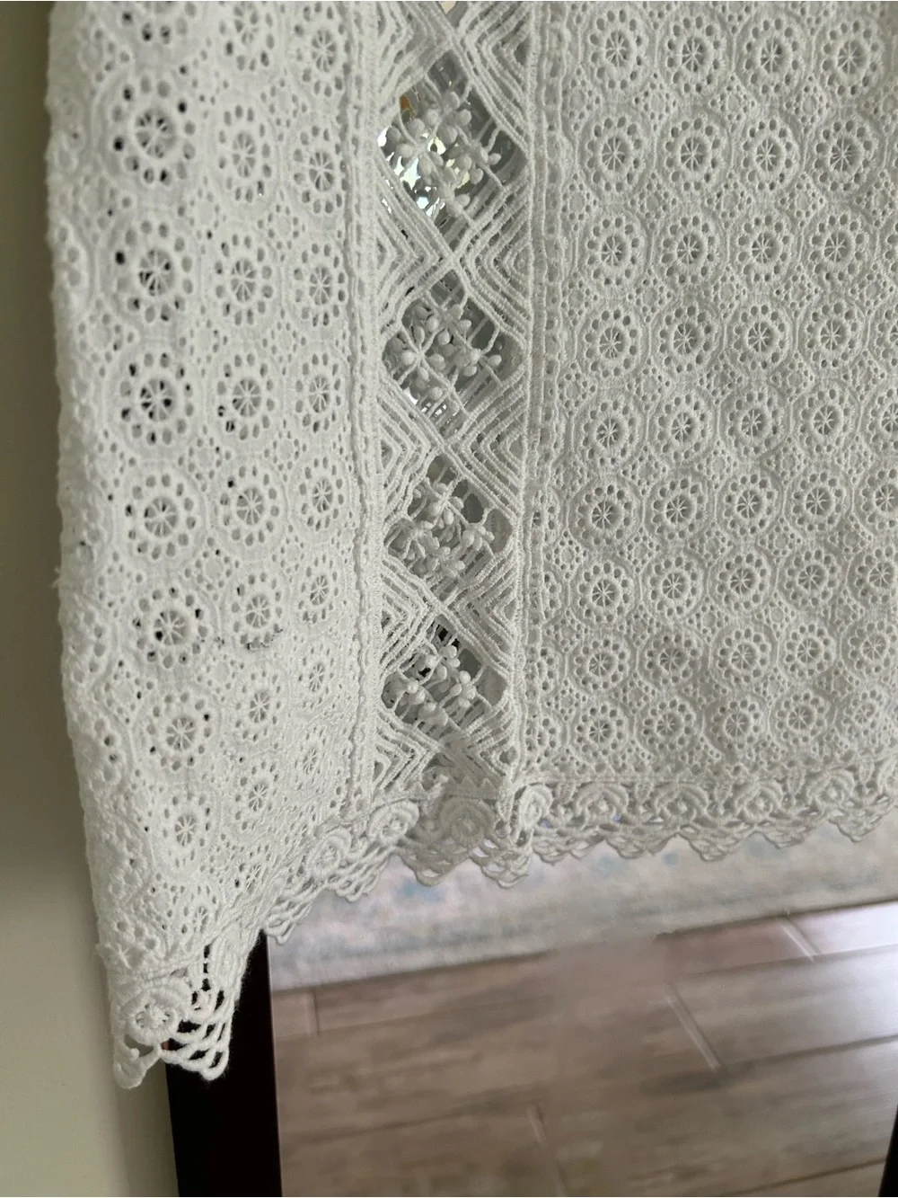 Lace coverup dress